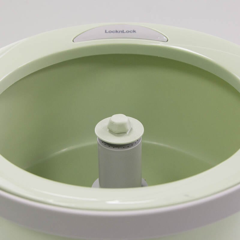 Bộ Cây Lau Nhà Mini Spin Mop & 2 Bông Lau Nhà - Màu Xanh Mint - Locknlock - ETM498MIT, , large image number null